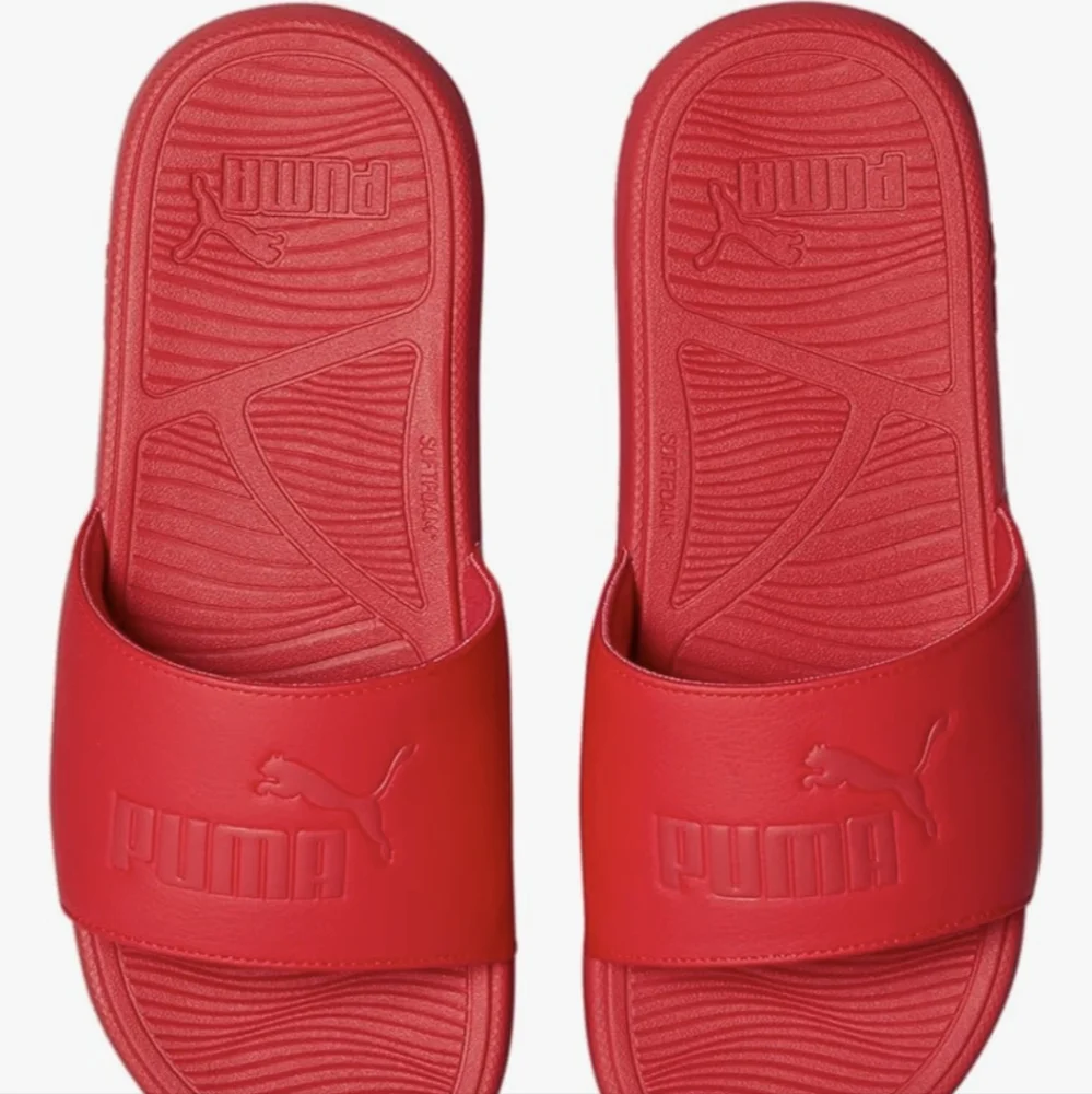 PUMA Cool Cat Slides Sandals Men's 7 Womens 8-8.5 Unisex Red BNWT 1 PAIR LEFT